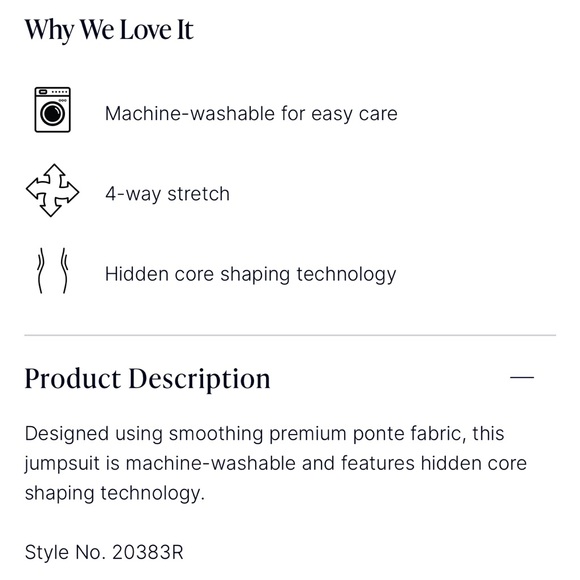 NWT - Brand new Spanx - The Perfect Jumpsuit -black sz Medium Tall - Picture 6 of 6